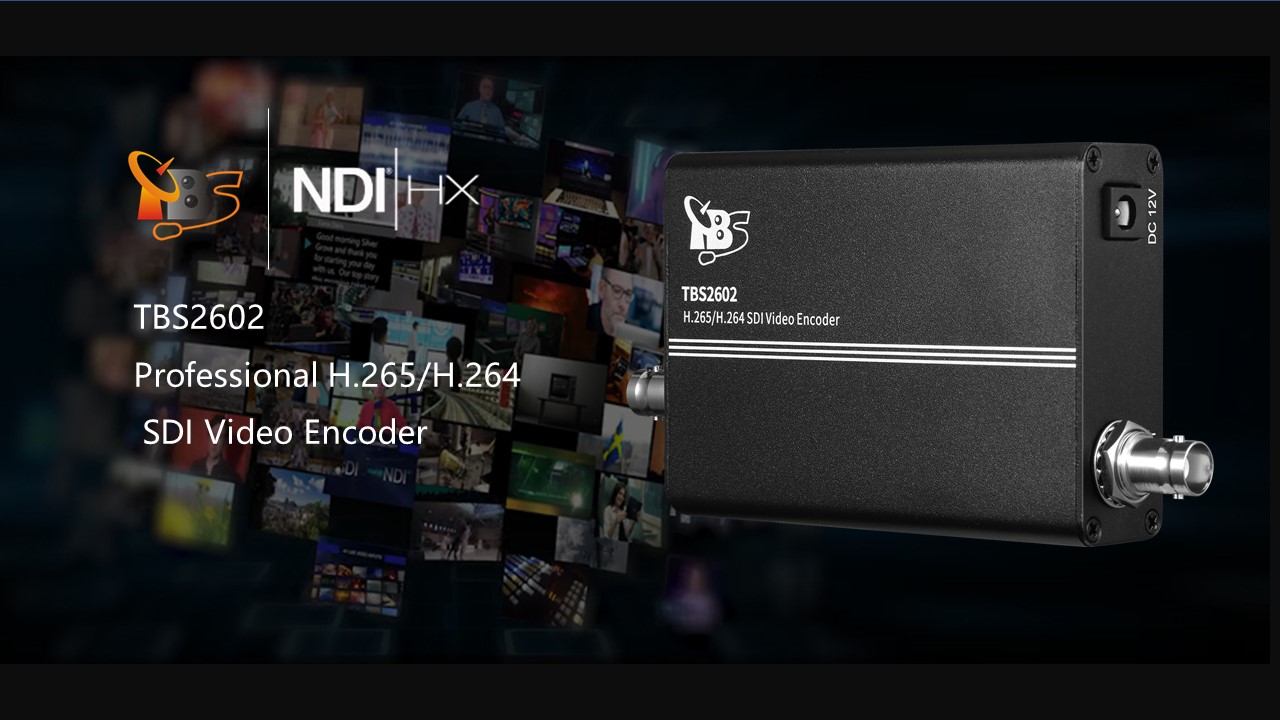 TBS2602 NDI®|HX2 supported HD-SDI Video Encoder